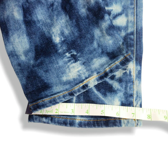 Anthropologie Pilcro Tie Dye Boho Slim Boyfriend Jeans Womens Sz 32 Inseam 30" - Picture 13 of 14